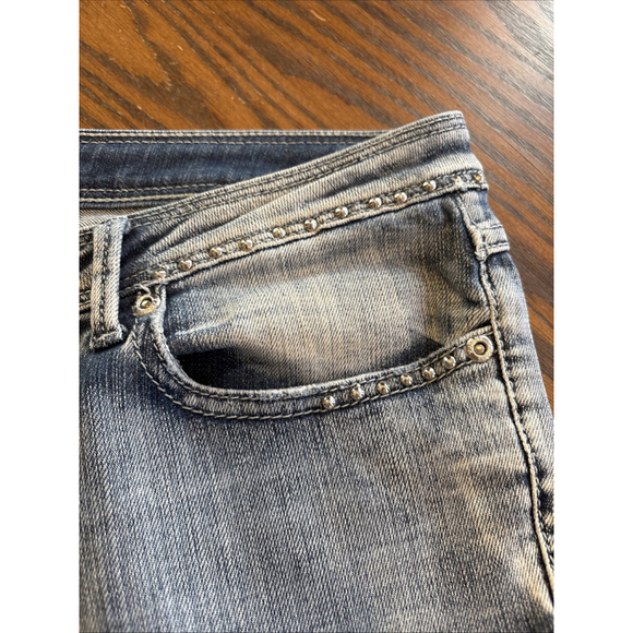 Vigoss Studio Jeans Size 9 Blue Medium Wash Low Rise Skinny Jeans - Picture 2 of 9
